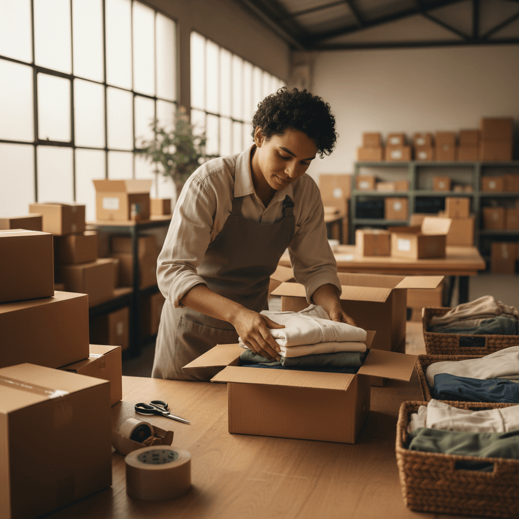 Packing reclaimed items for partner distribution